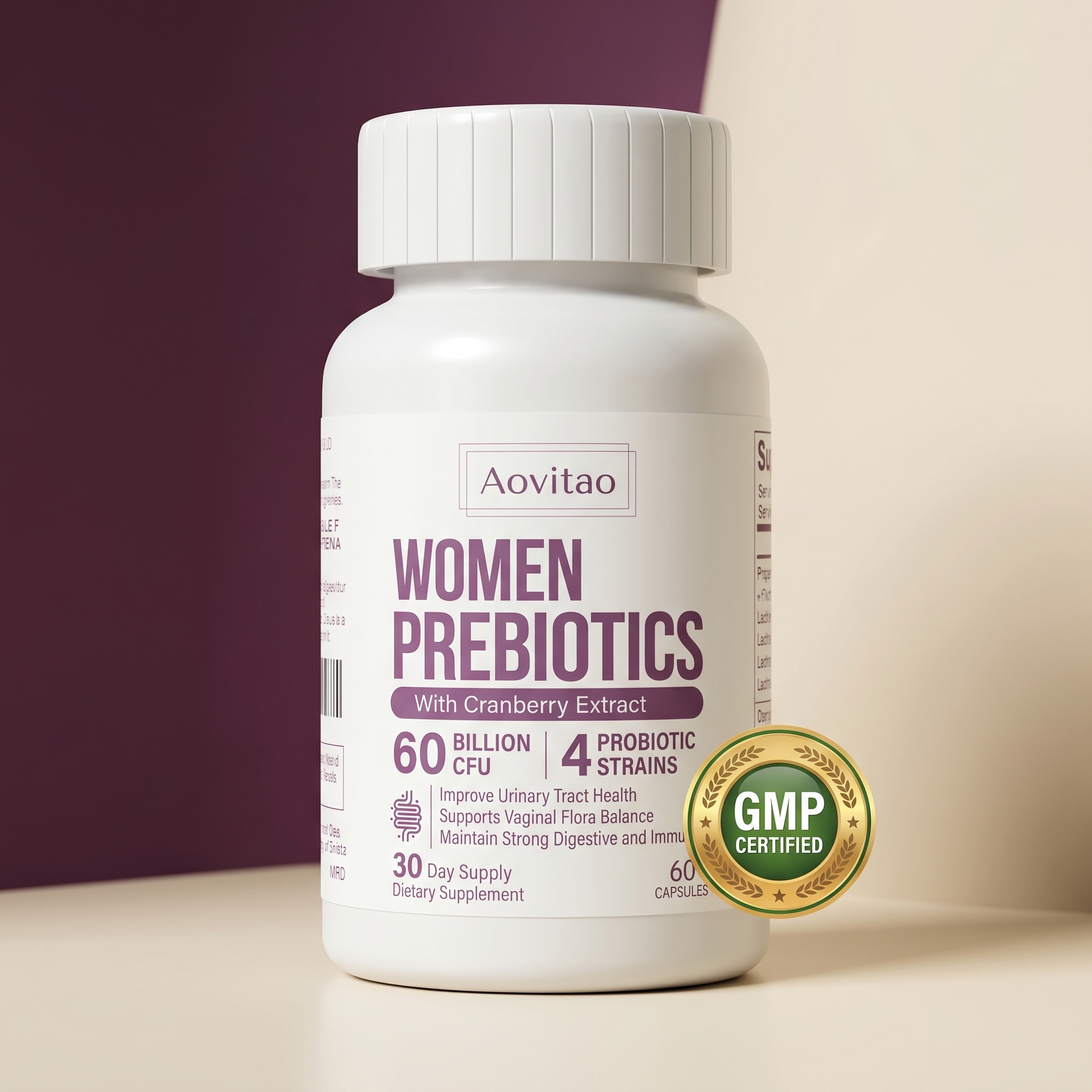 Aovitao Women Prebiotics journaling lifestyle